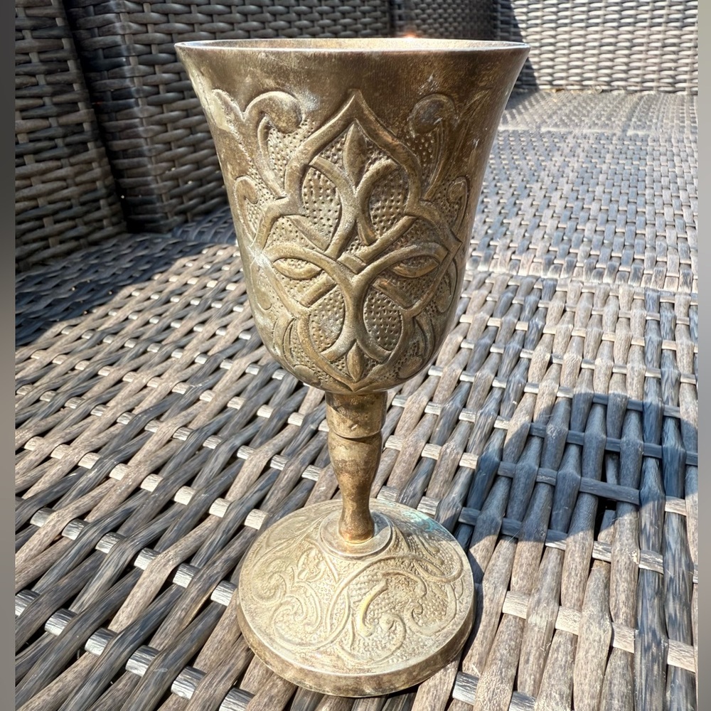 Vintage Forevermore Kimberly McSparran Carson Celtic Statesmetal Goblet